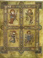 Folio 027v, symboles des 4 evangelistes